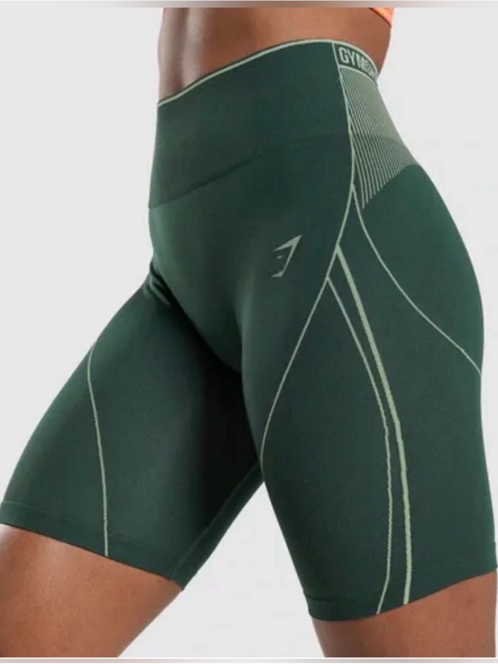 Gym shark Green Athletic Shorts